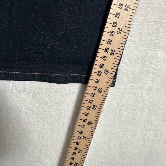 LRL Lauren Jeans Classic Straight Jeans Dark Denim Women's Size 14W Preppy - Picture 8 of 10